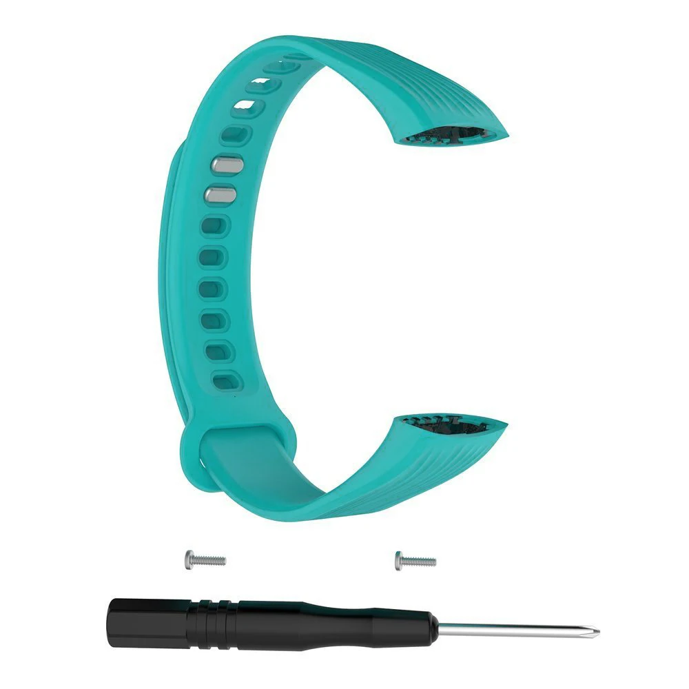 Sky blue Ремешок для huawei Honor Band 3 Смарт-часы браслет регулируемый браслет ремешок для часов мягкий силиконовый спортивный Сменный ремень - Цвет: Sky blue