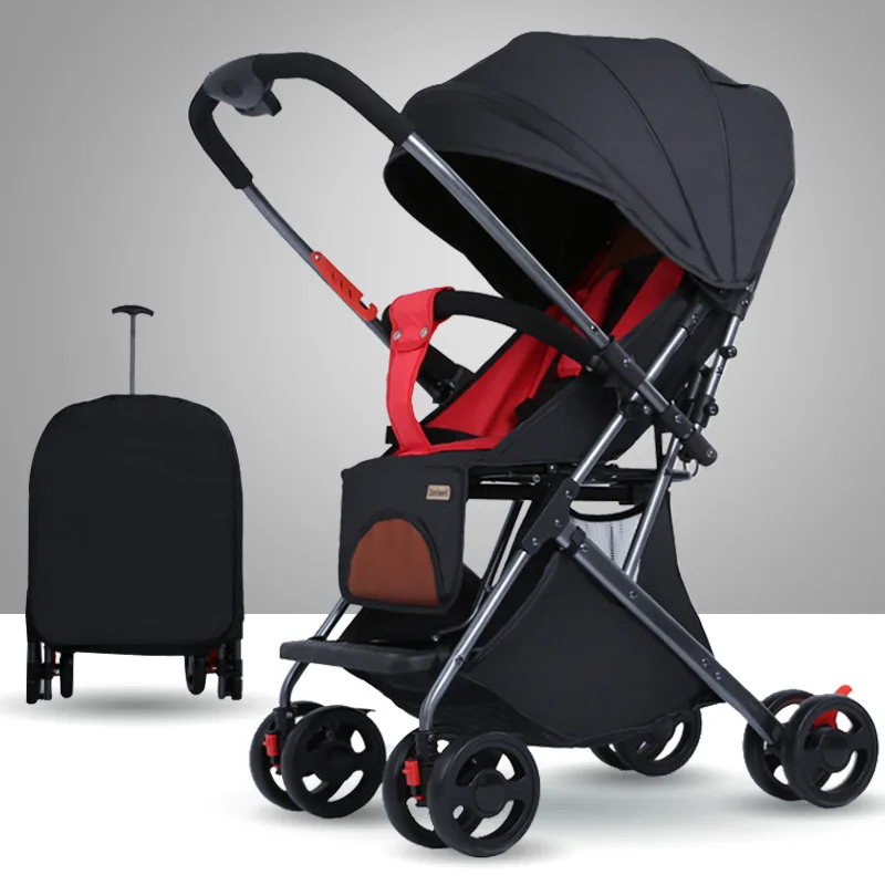 The Stroller Can Be Seated In A Two-way Ultra-light Portable Folding Newborn BB Children's Pocket Trolley