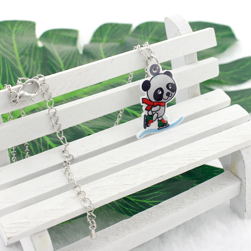 Ожерелье из эпоксидной смолы с кулоном в виде героев мультфильма Минни |