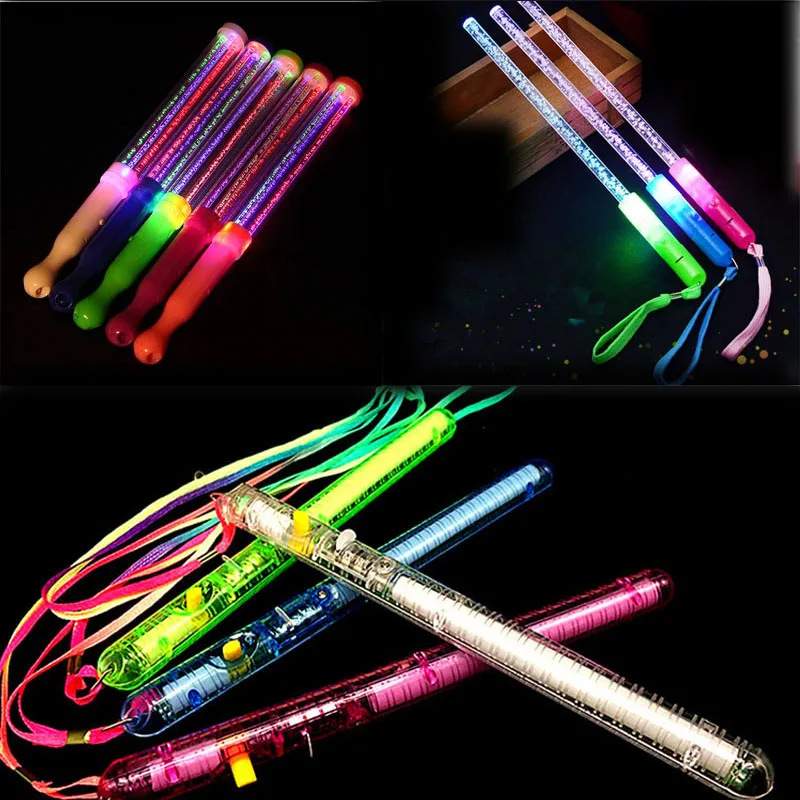 20pc LED Glowing Light Sticks Flashing Acrylic Bar Concert Cheering Props Glow Party Wedding Decoration Christmas | Дом и сад