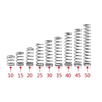 50pcs 304 stainless steel 0 2mm wire diameter 2 4mm od small compression springs