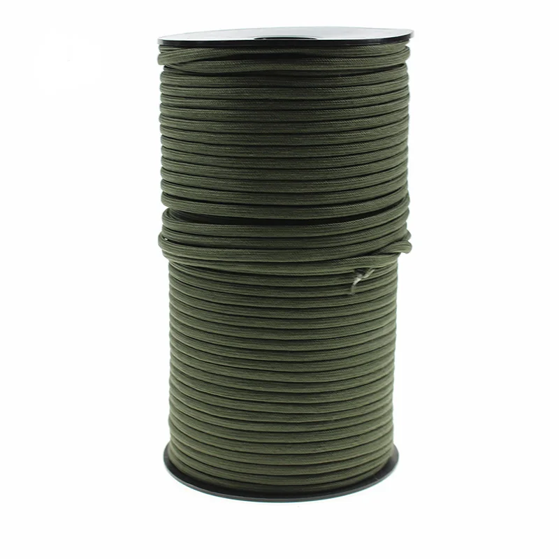 7 ядер Paracord 100 м веревка 4 мм открытый многоцветный парашют тяга спасательная