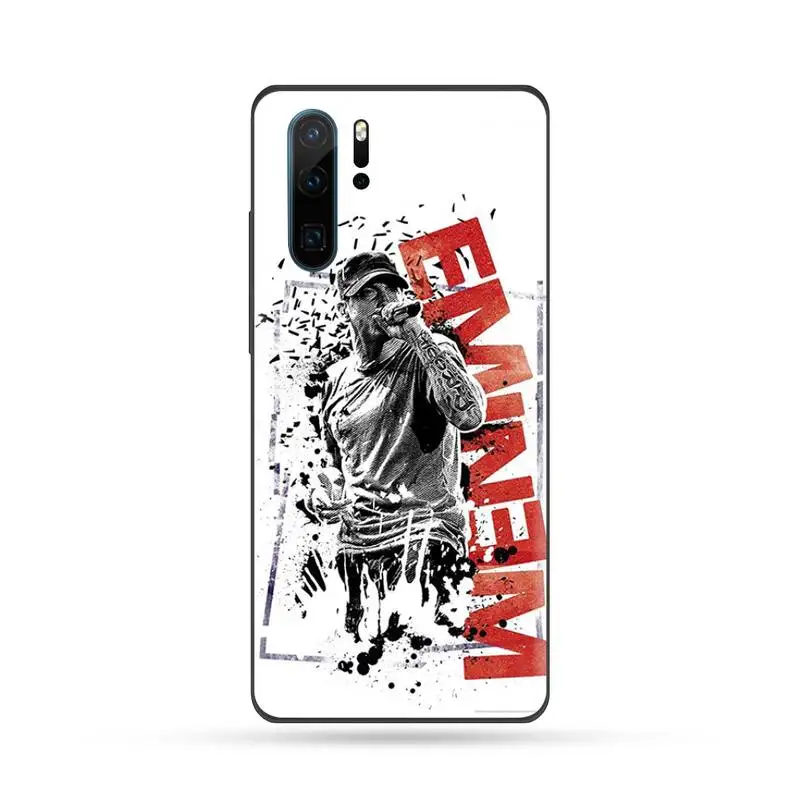 Роскошный чехол для телефона singer actor eminem USA Huawei Honor 7C 7A 8X 8A 9 10 10i Lite 20 NOVA 3i 3e |