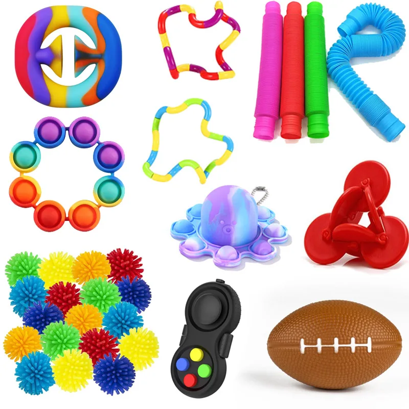 

Fidget Toys Pack Anti Stress Adults Kids Squeeze Sensory Autism Anxiety And Stress Relief Cheap Stuff In Bulk New Funny Gadget