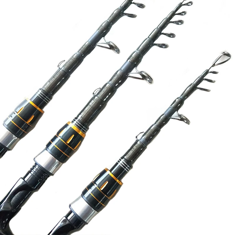 Высококачественная телескопическая удочка ручной работы из углеродного волокна