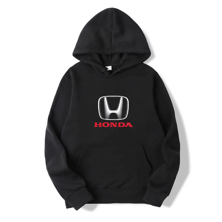 

2021 Honda New Men Women Couples Fashion Candy Color Multicolor Long-Sleeved Pullover Spring Autumn Essential Hoodie