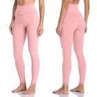 Женские колготки с высокой талией, штаны для бега с карманами, леггинсы для тренировок, штаны для йоги, фитнеса, 2021