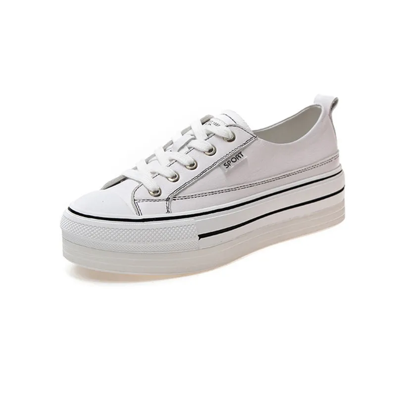 Женские Кожаные классические белые туфли Новинка весна-осень модная удобная