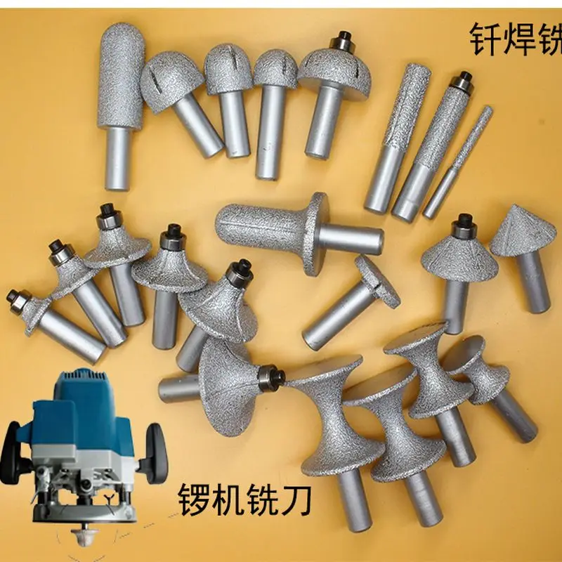 Фрезерный станок для резки камня 12 7 мм 45 Грит гранита кварца мрамора