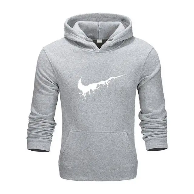 light grey - B Брендовая одежда мужские толстовки тонкие толстовки с капюшоном унисекс мужские s пальто мужские повседневные флисовые осенние теплая спортивная одежда уличная одежда - Цвет: light grey - B