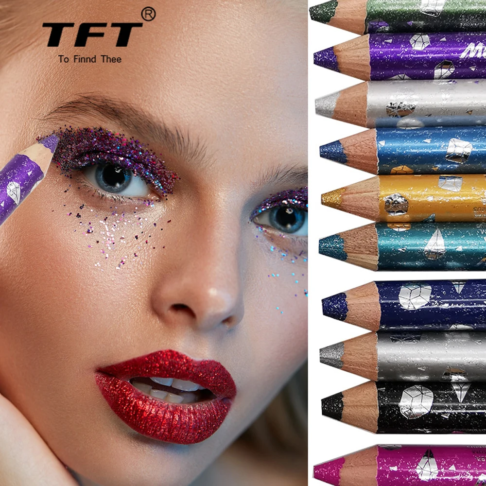 

12 Colors Pearlescent Eyeshadow Pencil Lying Silkworm Pigment Sequin Eye Shadow Stick Pen Shimmer Eyes Makeup Cosmetic
