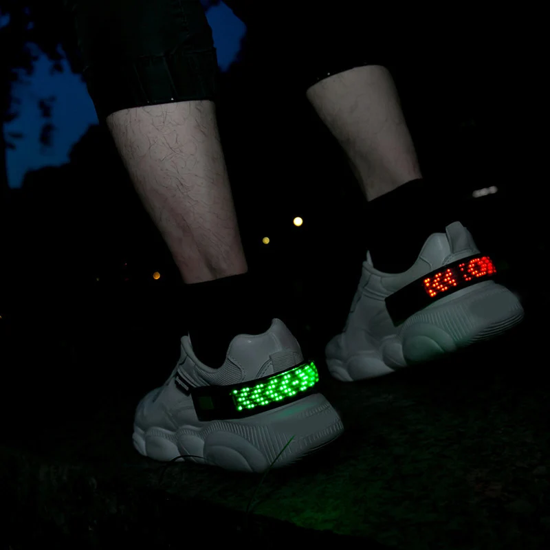 New LED Screen Shoe Light Clip Outdoor Night Running Cycling Illuminated XD88 | Спорт и развлечения