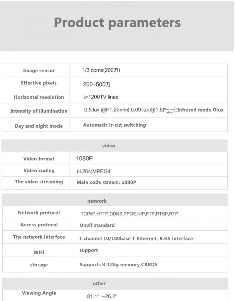 1080P PTZ IP камера Wifi Открытый скоростной купол беспроводной Wifi безопасности 23 светодиодный светильник камеры панорамирования Onif стандарт видеонаблюдения