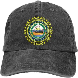 New Hampshire State Flag Casquette Cap Vintage Adjustable Unisex Baseball Hat