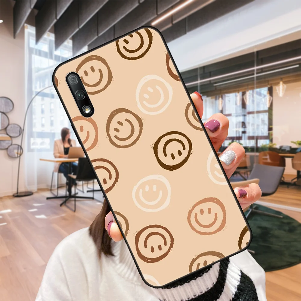 Чехол для телефона Huawei Honor 9X 9 9A 10 20 8X 8A 8S 7X 7A i 6A Pro Play Lite черный роскошный брендовый