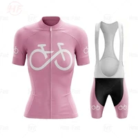 2021 new bicycle team short sleeve maillot ciclismo women cycling jersey summer breathable cycling clothing sets jersey ciclismo