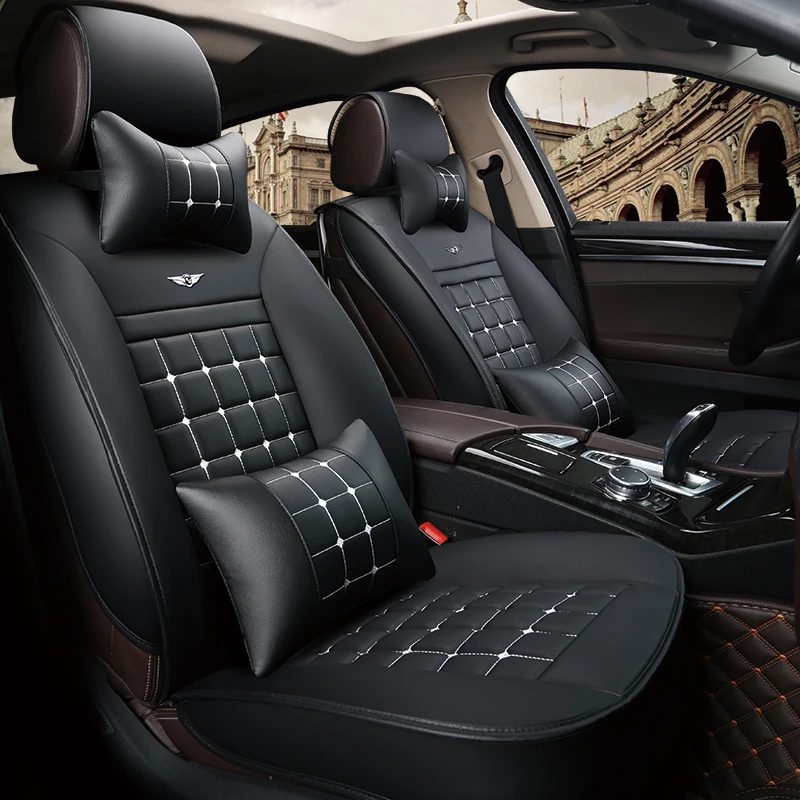 WLMWL универсальный кожаный чехол для автокресла BMW Все модели f30 f10 e46 x5 e70 x1 x3 e39 x4 f11