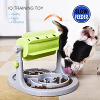 interactive pet food feeder dog cat dispenser slow pet foods feeding toys anti choke dog slow feeder bowl for small large dogs