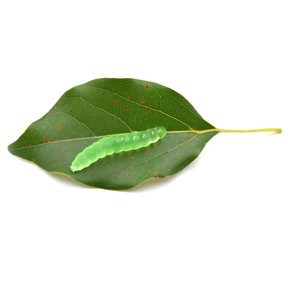 MNFT 50 шт. бело-зеленая Реалистичная рыболовная приманка 3 8 см бионическая для