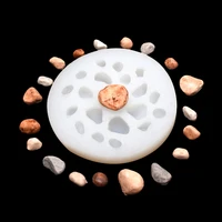 20 even small stone goose soft stone chocolate silicone mold diy baking cake decoration mold for wholesale drop shipping