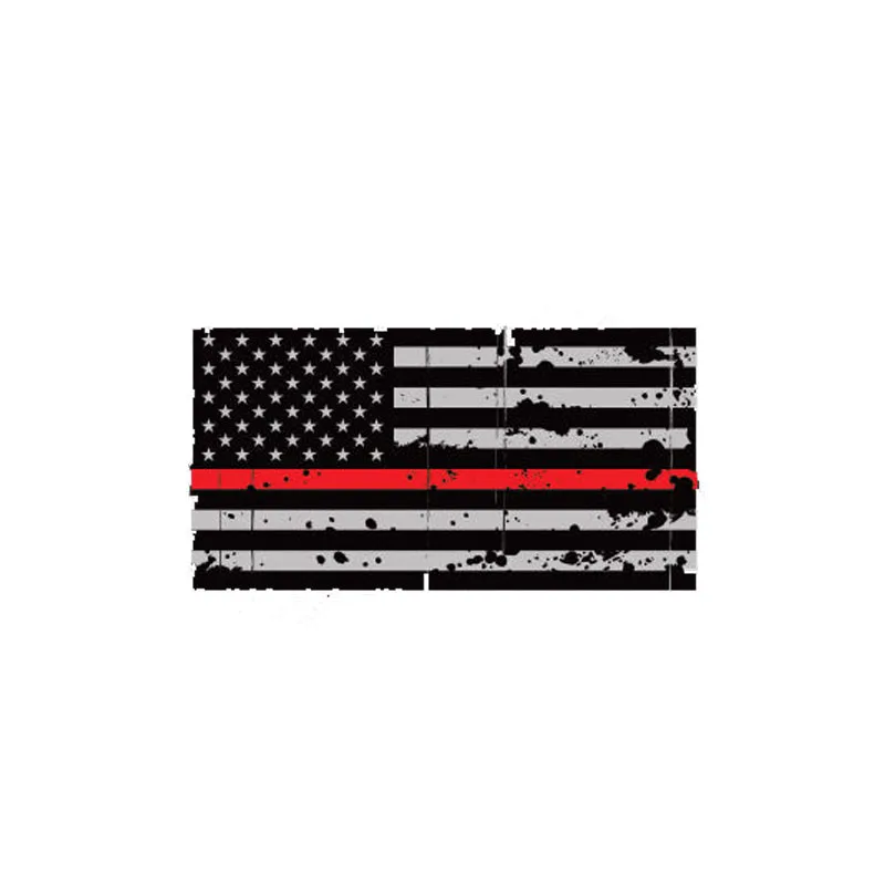 

Tattered American Flag Car Stickers Styling Decals Car Window Decals Window Bodywork Vinyl Car Interior KK14*7cm