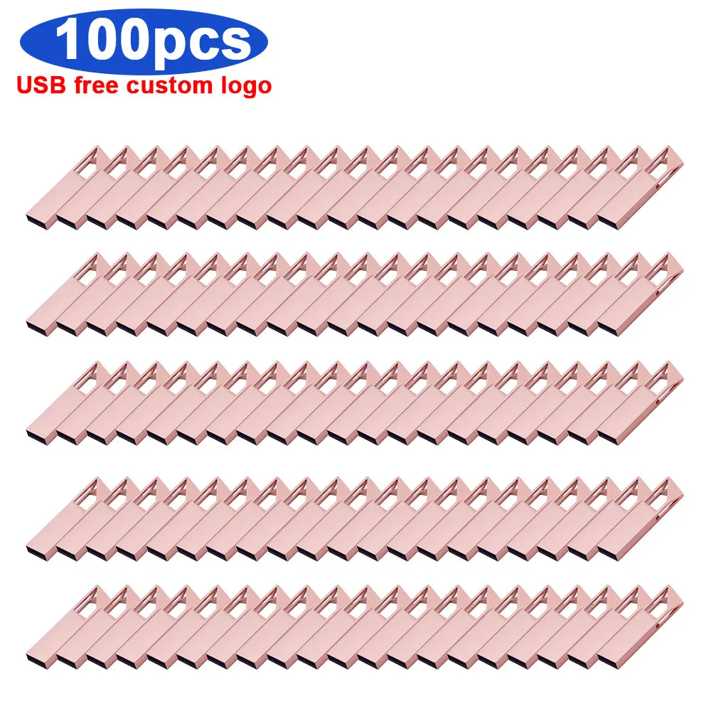 

100pcs/lot Metal usb flash 4gb 8gb 16gb 32gb 64gb 128gb high speed usb stick usb flash drive free custom logo For photography