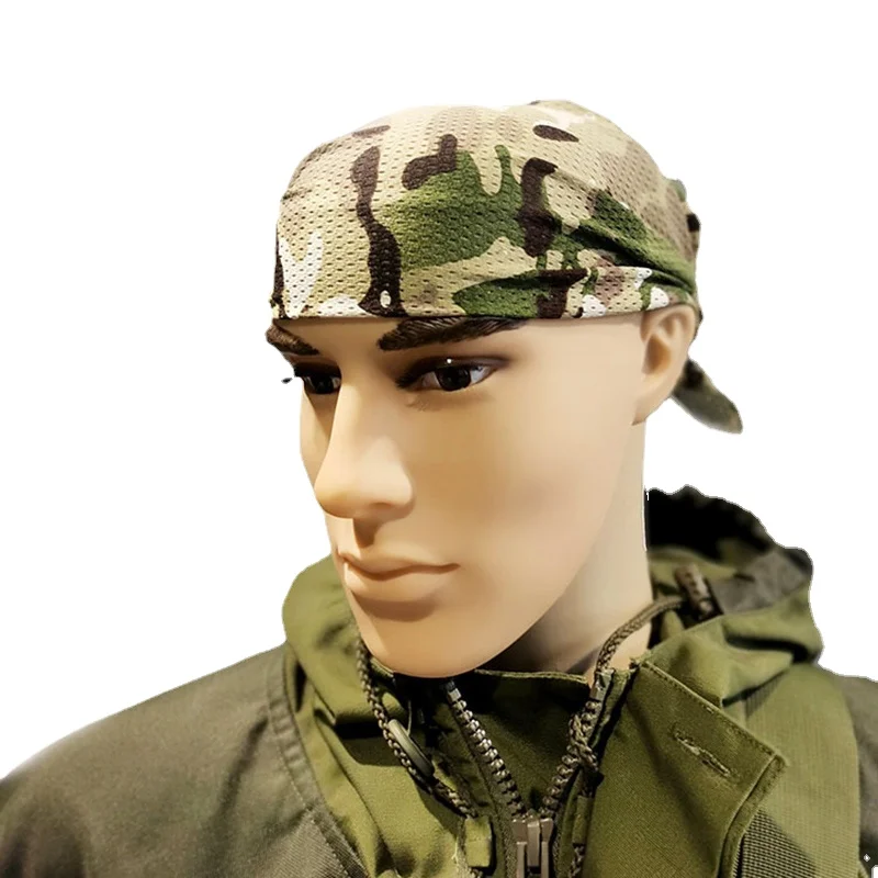 

Military Camouflage Sun Protection Scarf Disguise For Hunting Bandana Scarf Outdoor Cycling Hiking Tactic Face Cover Head Scarf