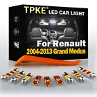 Автомобильные светодиодные лампы TPKE Canbus для 2004-2011 2012 2013 Renault Grand Modus, 13 шт.