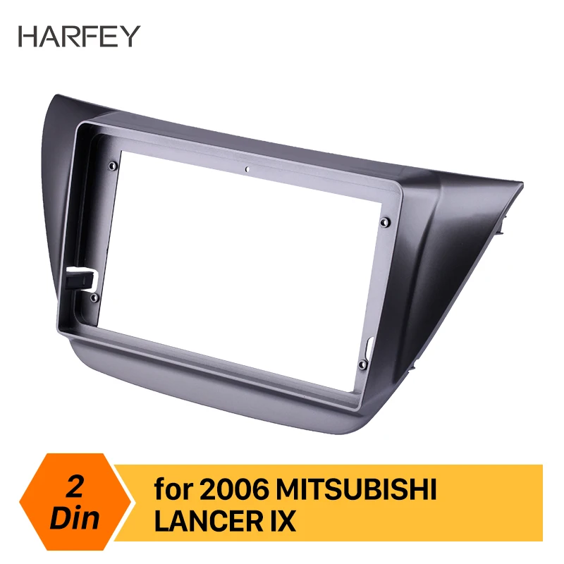 Автомагнитола Harfey 2DIN 9 дюймов рамка для MITSUBISHI LANCER IX 2006 комплект аудиопанели