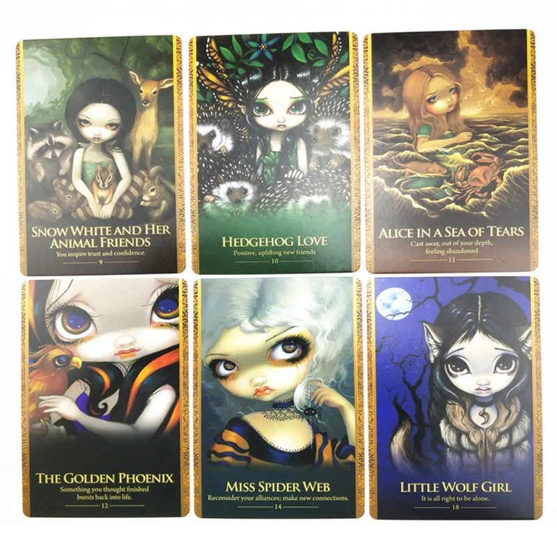 

45 Cards Deck Oracle of the Shapeshifters Full English Mysterious Divination Tarots Family Friend Party Board Game