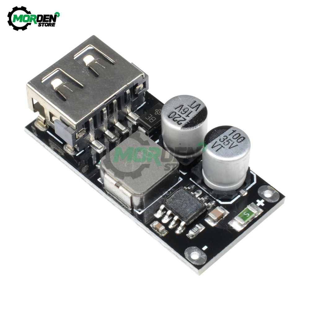 Понижающий модуль быстрой зарядки автомобиля USB-преобразователь напряжения с 1