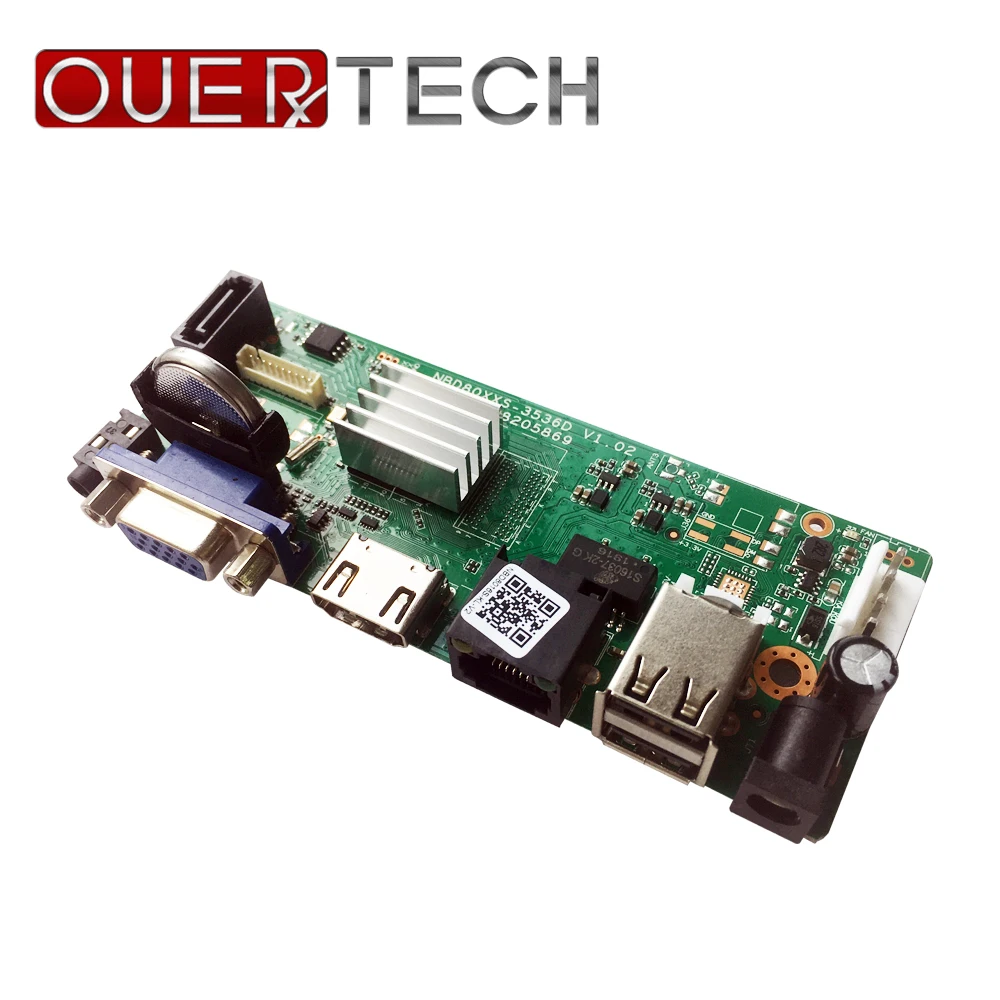 Сетевой видеорегистратор OUERTECH P2P 16 каналов H.265 4K/5 МП распознавание лица IP NVR