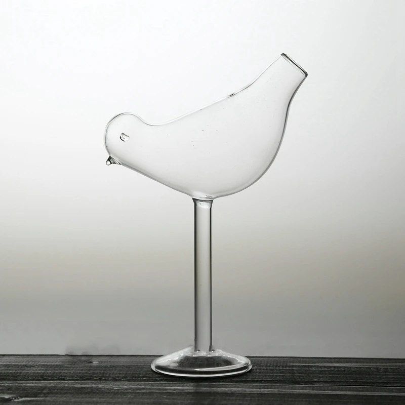 150Ml Creative Bird Shape Cocktail Goblet Glass Personality Molecular Smoked Modelling Fantasy Wine | Дом и сад