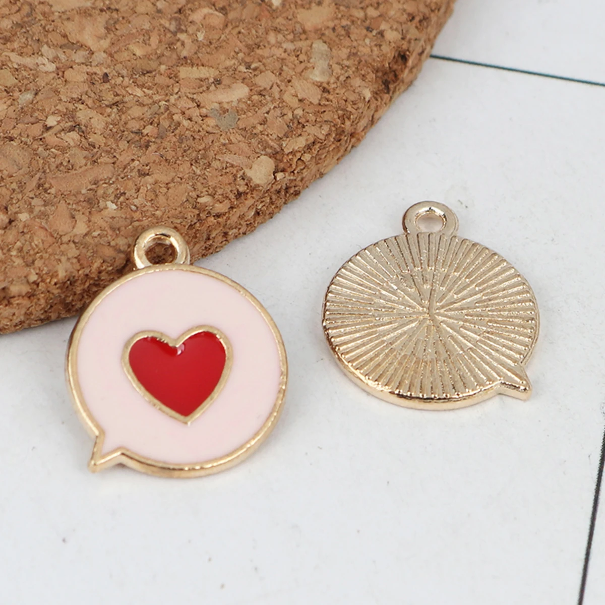 Doreen Box цинковый сплав Подвески геометрические круглые золотые металлические