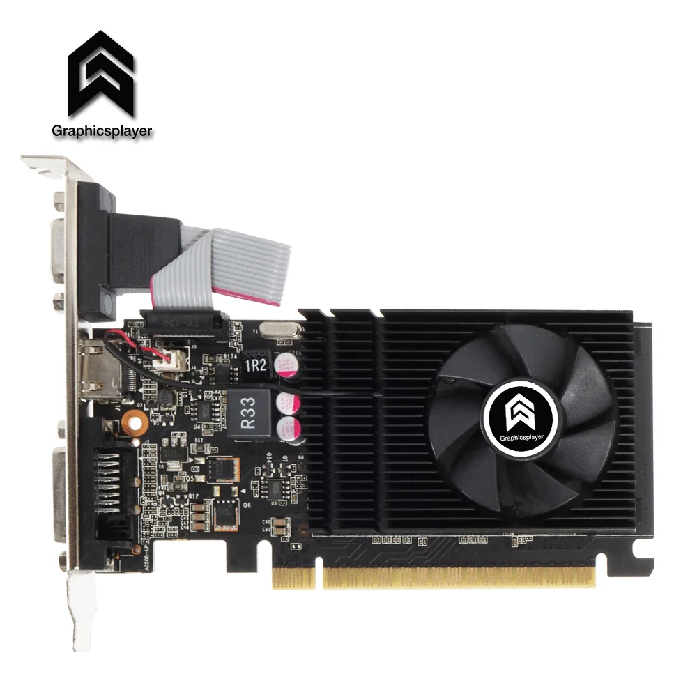 

For desktop computer office graphics card original chip GT710 1GB LP for small case For NVIDIA video card