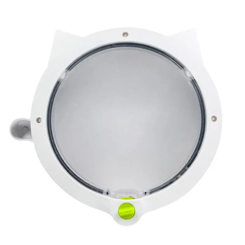 Маленькие круглые двери с 4-полосная замок ПЭТ Пластик окна замком Сейф собака