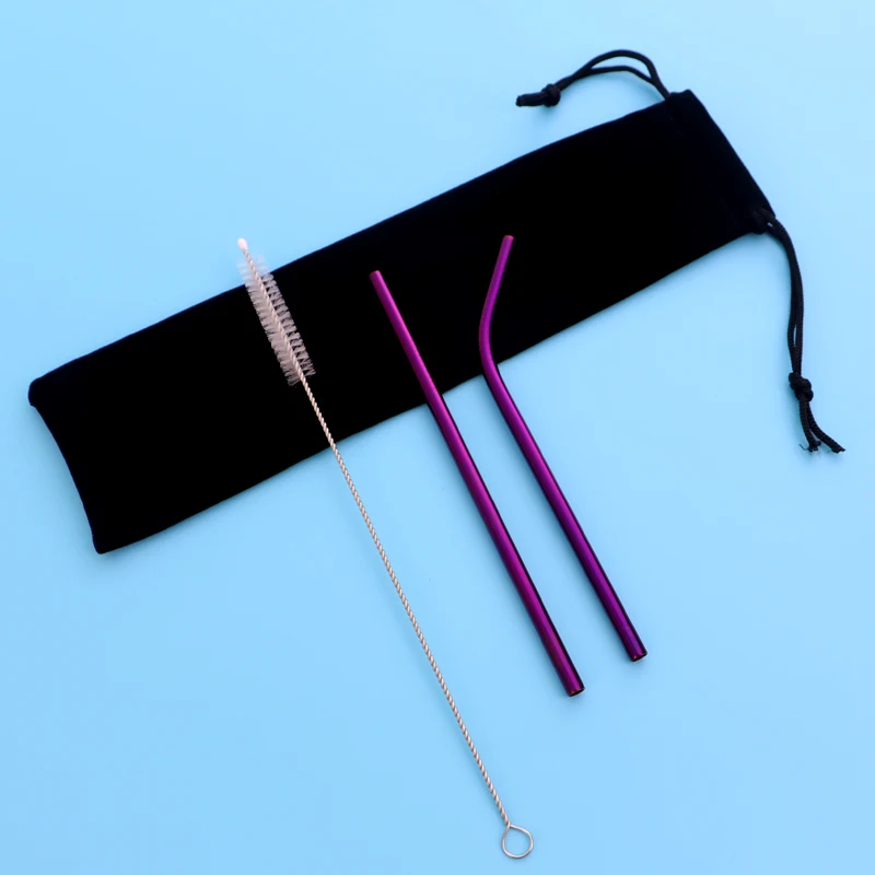 5 шт. короткие соломинки для детей питьевая бутылка из нержавеющей стали