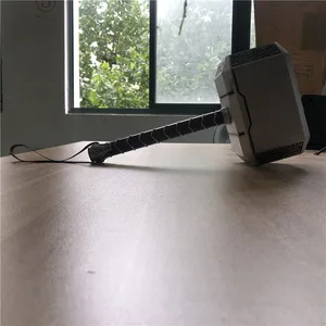 1:1 громовой Молот 44 см молоток фигурка Косплей модель оружия детский подарок для ролевых игр безопасная игрушка из искусственной кожи