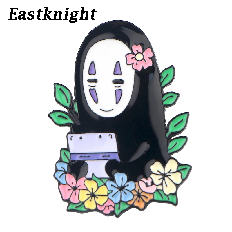 K1046 с рисунком Безликий из значки аниме металлические логотипом и броши для штырь