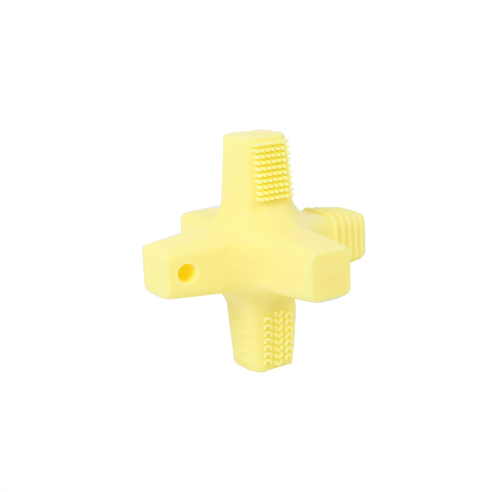 wooden TOY 1PC Baby Training Toothbrus Teething toy - Цвет: yyy981-09