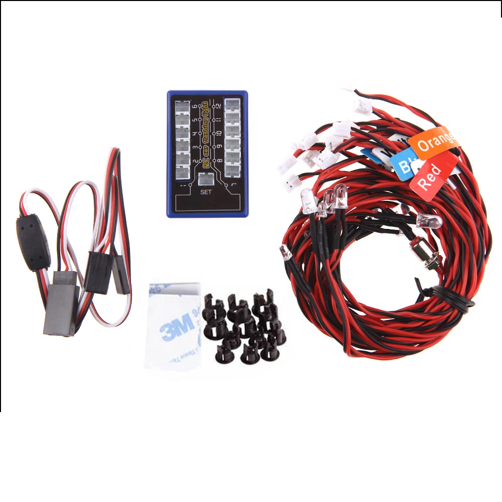 Ослепительная цветная Четырехцветная 12 светодиодная лампа вспышка для