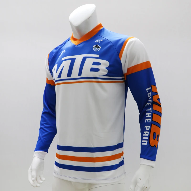 Футболка мужская с длинным рукавом дышащая майка для мотокросса горнолыжного