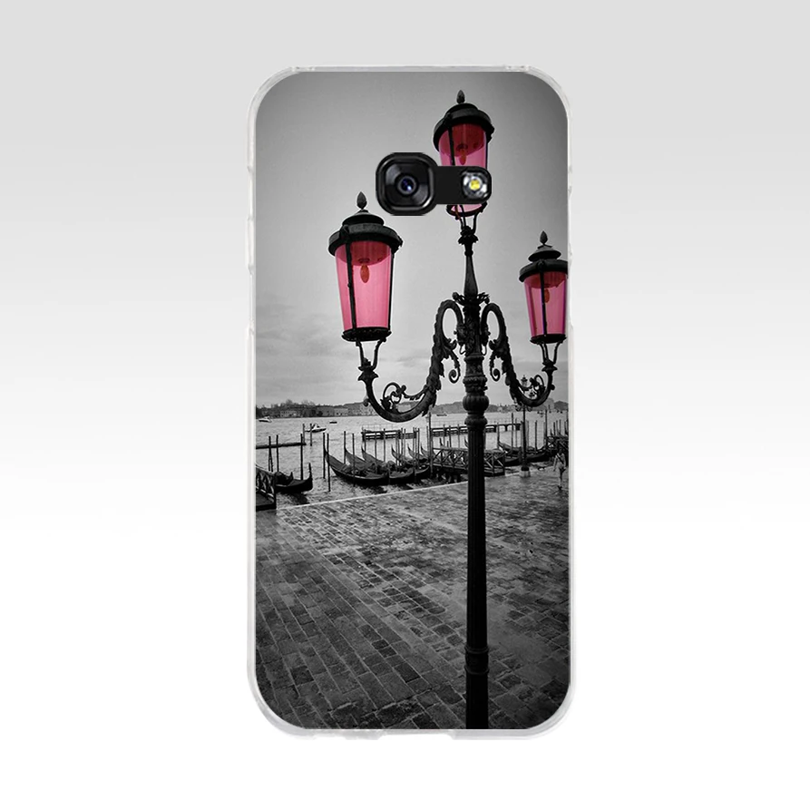 200FG Любовь Париж Эйфелева башня Мягкий Силиконовый ТПУ чехол для телефона Samsung a3