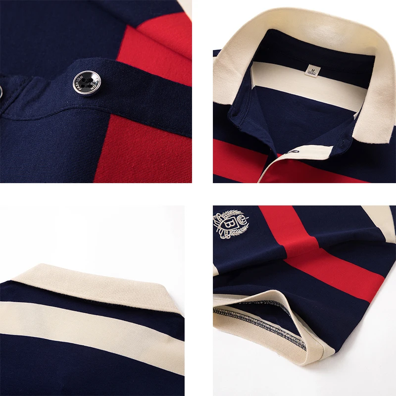 

2021 New Polo Shirts Men's Clothing Summer Tops Plus Size Short Sleeve Cotton Fashion High Quality Clothes 4XL BYBL8811