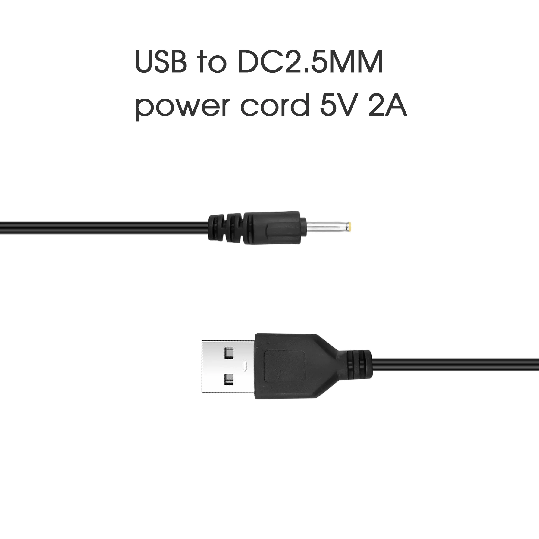 Зарядный usb кабель KEBID 2 5 мм DC2.0 маленький штырьковый для зарядки USB
