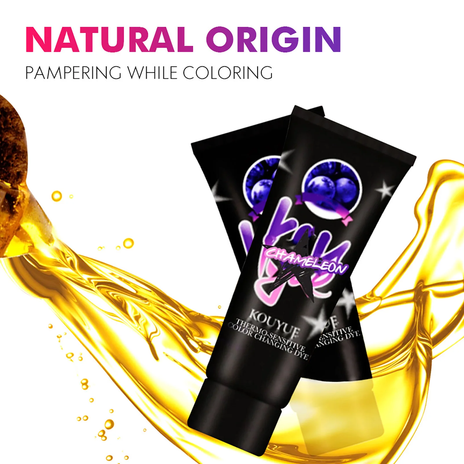 

Unisex Color Changing Hair Dye Hairdressing Cream Coloring Tool for Home Salon