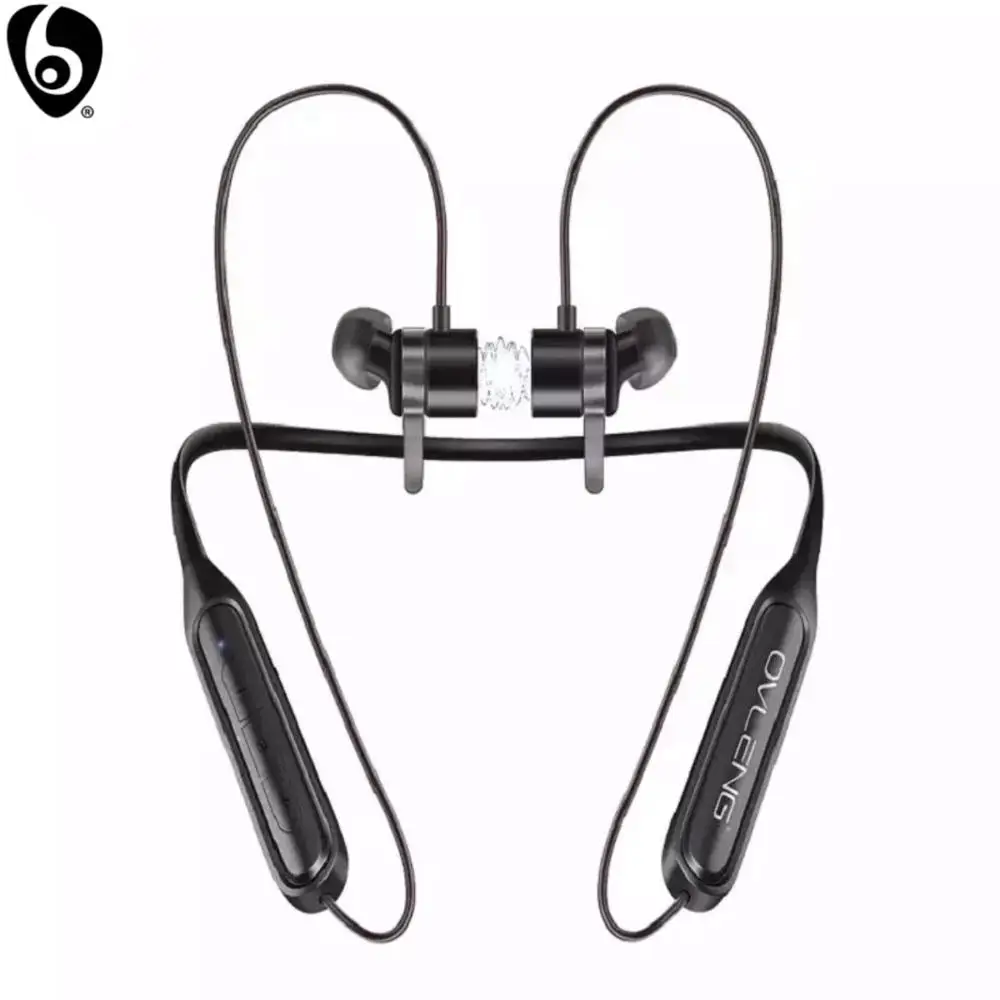 Беспроводные Bluetooth Наушники OVLENG S18 спортивные магнитные наушники с шейным