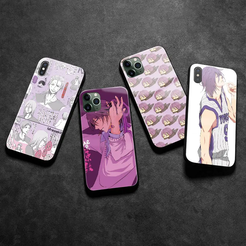Силиконовый стеклянный чехол Kuroko без корзины для iPhone 6 6s 7 8 Plus X XR XS 11 Pro MAX |