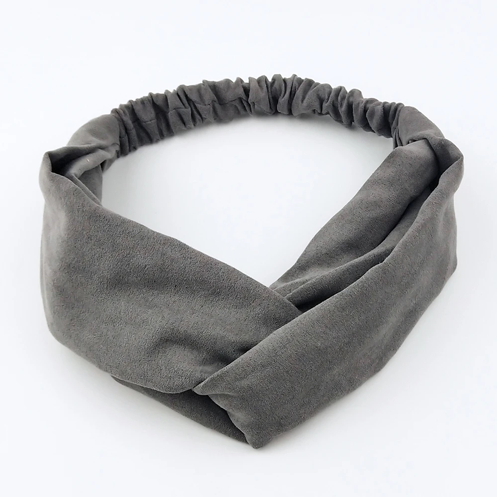 50-Headband TWDVS, Корейская шифоновая повязка на голову для женщин, ободок, простой завязанный обруч для волос, Женская повязка на голову, модные аксессуары для волос для девушек, аксессуары - Цвет: 50-Headband