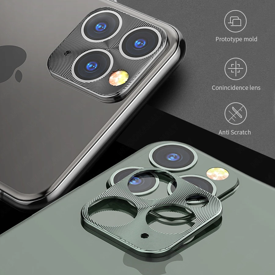 Объектив камеры полное покрытие защитное металлическое кольцо для iPhone 11 Pro XS Max XR X